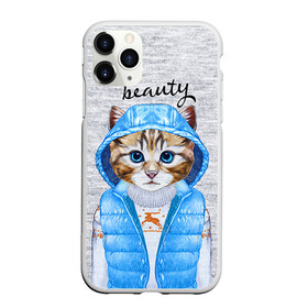 Чехол для iPhone 11 Pro Max матовый с принтом Модная киска в Кировске, Силикон |  | baby | beauty | cat | ketty | sweet | девушке | киска | кошка | мода | модная | сладкая | чика