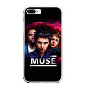 Чехол для iPhone 7Plus/8 Plus матовый с принтом Muse в Кировске, Силикон | Область печати: задняя сторона чехла, без боковых панелей | Тематика изображения на принте: heavy | metal | muse | rock | trash | альтернатива | метал | рок | хеви