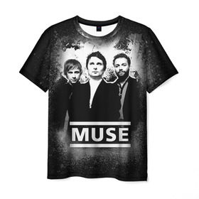 Мужская футболка 3D с принтом Muse в Кировске, 100% полиэфир | прямой крой, круглый вырез горловины, длина до линии бедер | heavy | metal | muse | rock | trash | альтернатива | метал | рок | хеви
