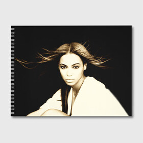 Альбом для рисования с принтом Beyonce в Кировске, 100% бумага
 | матовая бумага, плотность 200 мг. | Тематика изображения на принте: beyonce | бейонсе | музыка