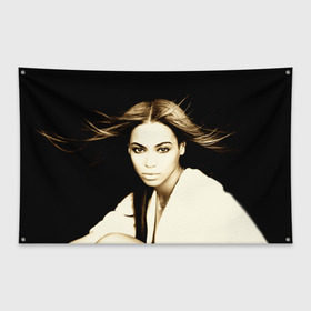 Флаг-баннер с принтом Beyonce в Кировске, 100% полиэстер | размер 67 х 109 см, плотность ткани — 95 г/м2; по краям флага есть четыре люверса для крепления | beyonce | бейонсе | музыка