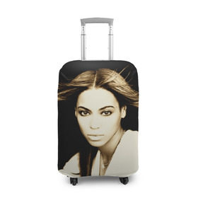 Чехол для чемодана 3D с принтом Beyonce в Кировске, 86% полиэфир, 14% спандекс | двустороннее нанесение принта, прорези для ручек и колес | beyonce | бейонсе | музыка