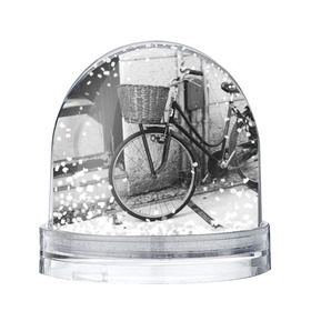 Водяной шар с принтом Велосипед в Кировске, Пластик | Изображение внутри шара печатается на глянцевой фотобумаге с двух сторон | bike | байк | велосипед | италия | стиль