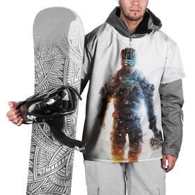 Накидка на куртку 3D с принтом Isaac Clark в Кировске, 100% полиэстер |  | dead | horror | isaac clark | space | игра | космос