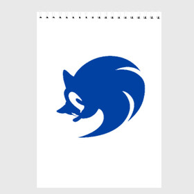 Скетчбук с принтом Sonic X logo в Кировске, 100% бумага
 | 48 листов, плотность листов — 100 г/м2, плотность картонной обложки — 250 г/м2. Листы скреплены сверху удобной пружинной спиралью | hedgehog | sega | sonic | sonic x | sonic x logologo | соник