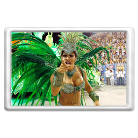 Магнит 45*70 с принтом Карнавал в Рио в Кировске, Пластик | Размер: 78*52 мм; Размер печати: 70*45 | 