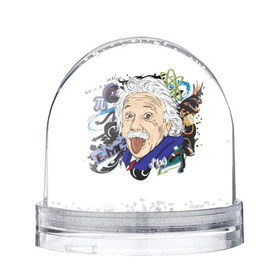 Снежный шар с принтом Einstein в Кировске, Пластик | Изображение внутри шара печатается на глянцевой фотобумаге с двух сторон | einstein | emc2 | наука | теория | физика | эйнштейн