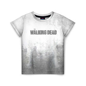 Детская футболка 3D с принтом The Walking Dead в Кировске, 100% гипоаллергенный полиэфир | прямой крой, круглый вырез горловины, длина до линии бедер, чуть спущенное плечо, ткань немного тянется | the walking dead | кино | мертвецы | ужасы | ходячие