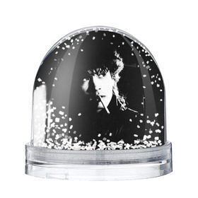 Снежный шар с принтом Цой в Кировске, Пластик | Изображение внутри шара печатается на глянцевой фотобумаге с двух сторон | цой