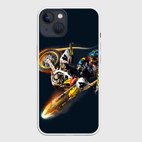 Чехол для iPhone 13 с принтом Motorcycle Racing в Кировске,  |  | Тематика изображения на принте: motocross | motorcycle racing | мотоцикл