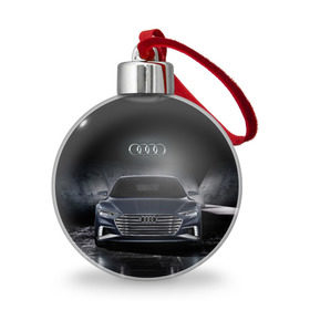 Ёлочный шар с принтом Audi в Кировске, Пластик | Диаметр: 77 мм | audi | car | ауди | машина