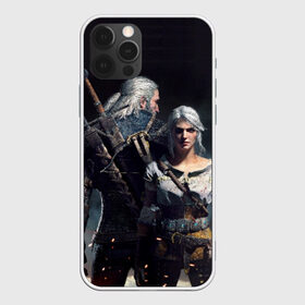 Чехол для iPhone 12 Pro Max с принтом Geralt and Ciri в Кировске, Силикон |  | Тематика изображения на принте: ciri | gerald | roach | wild hunt | witcher | ведьмак | ведьмы | геральд | дикая охота | йен | йеннифер | плотва | цири