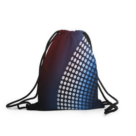 Рюкзак-мешок 3D с принтом Светящиеся круги в Кировске, 100% полиэстер | плотность ткани — 200 г/м2, размер — 35 х 45 см; лямки — толстые шнурки, застежка на шнуровке, без карманов и подкладки | светящиеся круги