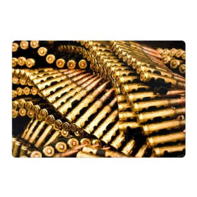 Магнитный плакат 3Х2 с принтом Золотые патроны в Кировске, Полимерный материал с магнитным слоем | 6 деталей размером 9*9 см | Тематика изображения на принте: война | гильза | золото | оружие | патрон | пуля