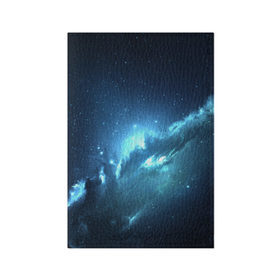Обложка для паспорта матовая кожа с принтом Atlantis Nebula в Кировске, натуральная матовая кожа | размер 19,3 х 13,7 см; прозрачные пластиковые крепления | Тематика изображения на принте: вселенная | галактика | звезда | космос | небеса
