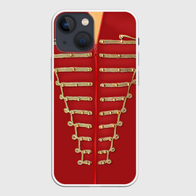 Чехол для iPhone 13 mini с принтом Пиджак Майкла Джексона в Кировске,  |  | Тематика изображения на принте: jackson | michael | джексон | костюм | майкл | одежда | пиджак