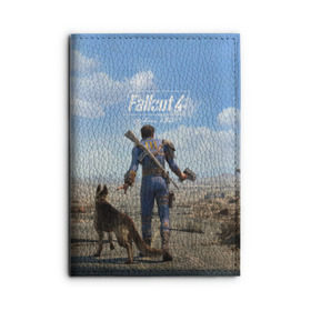 Обложка для автодокументов с принтом Fallout 4 в Кировске, натуральная кожа |  размер 19,9*13 см; внутри 4 больших “конверта” для документов и один маленький отдел — туда идеально встанут права | Тематика изображения на принте: fallout | fallout 4