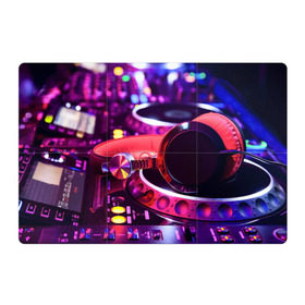 Магнитный плакат 3Х2 с принтом DJ Mix в Кировске, Полимерный материал с магнитным слоем | 6 деталей размером 9*9 см | deejay | dj | диджей | музыка | наушники | пульт