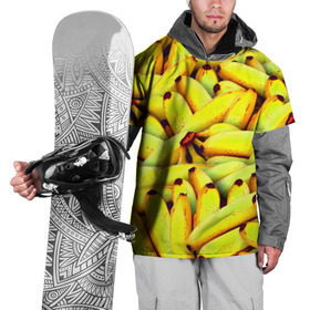 Накидка на куртку 3D с принтом Банана в Кировске, 100% полиэстер |  | бананы | еда | желтые | популярные | прикольные | фрукты
