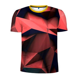 Мужская футболка 3D спортивная с принтом Kicker в Кировске, 100% полиэстер с улучшенными характеристиками | приталенный силуэт, круглая горловина, широкие плечи, сужается к линии бедра | абстракт | абстракции | иллюзия | прикольные | текстуры