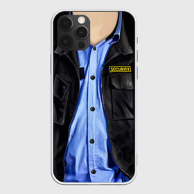 Чехол для iPhone 12 Pro Max с принтом Форма SECURITY в Кировске, Силикон |  | security | барррадач | бородач | борродач | галустян | костюм | наша раша | одежда | охрана | охранник | понять и простить | рубашка | форма