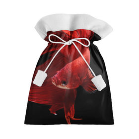 Подарочный 3D мешок с принтом Бойцовая рыбка в Кировске, 100% полиэстер | Размер: 29*39 см | аквариумная | бойцовая | красивый | плавники | рыба | рыбка | хвост | япаонская