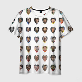 Мужская футболка 3D с принтом Величайшие футболисты в Кировске, 100% полиэфир | прямой крой, круглый вырез горловины, длина до линии бедер | великие | звёзды | знаменитости | игроки | легендарные | лучшие | самые крутые | футбол | футболисты | элита