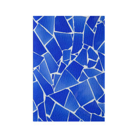 Обложка для паспорта матовая кожа с принтом Битое стекло в Кировске, натуральная матовая кожа | размер 19,3 х 13,7 см; прозрачные пластиковые крепления | абстракция | витраж | мозаика | стекло