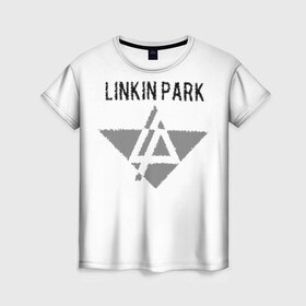 Женская футболка 3D с принтом Linkin Park в Кировске, 100% полиэфир ( синтетическое хлопкоподобное полотно) | прямой крой, круглый вырез горловины, длина до линии бедер | линкин парк