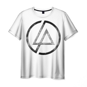 Мужская футболка 3D с принтом Linkin Park в Кировске, 100% полиэфир | прямой крой, круглый вырез горловины, длина до линии бедер | линкин парк