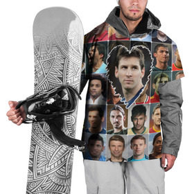 Накидка на куртку 3D с принтом Лионель Месси - лучший в Кировске, 100% полиэстер |  | lionel messi | аргентина | барса | барселона | золотой мяч | лионель месси | лучшие футболисты | любимый игрок | мой любимец | самый крутой | сердце | футбол | я люблю