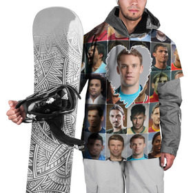 Накидка на куртку 3D с принтом Мануэль Нойер - лучший в Кировске, 100% полиэстер |  | manuel neuer | бавария | германия | лучшие футболисты | любимый игрок | мануэль нойер | самый крутой | я люблю