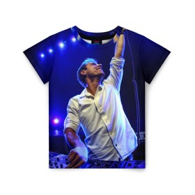 Детская футболка 3D с принтом Armin Van Buuren в Кировске, 100% гипоаллергенный полиэфир | прямой крой, круглый вырез горловины, длина до линии бедер, чуть спущенное плечо, ткань немного тянется | armin van buuren | avb | dj | армин ван бюрен