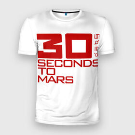 Мужская футболка 3D спортивная с принтом 30 Seconds To Mars в Кировске, 100% полиэстер с улучшенными характеристиками | приталенный силуэт, круглая горловина, широкие плечи, сужается к линии бедра | Тематика изображения на принте: 