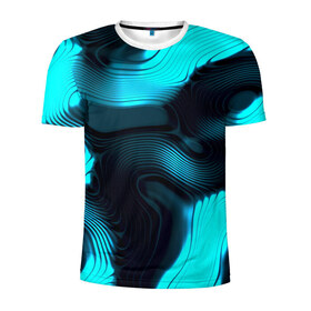 Мужская футболка 3D спортивная с принтом Lullaby в Кировске, 100% полиэстер с улучшенными характеристиками | приталенный силуэт, круглая горловина, широкие плечи, сужается к линии бедра | абстракт | абстракции | иллюзия | прикольные | текстуры