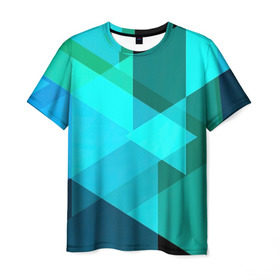 Мужская футболка 3D с принтом Gorgeous в Кировске, 100% полиэфир | прямой крой, круглый вырез горловины, длина до линии бедер | абстракт | абстракции | прикольные | ромбики | текстуры