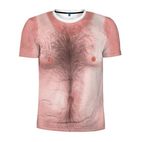 Мужская футболка 3D спортивная с принтом Загорелый торс в Кировске, 100% полиэстер с улучшенными характеристиками | приталенный силуэт, круглая горловина, широкие плечи, сужается к линии бедра | загар | мужчина | тело | торс
