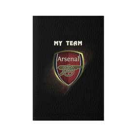 Обложка для паспорта матовая кожа с принтом My team Arsenal в Кировске, натуральная матовая кожа | размер 19,3 х 13,7 см; прозрачные пластиковые крепления | arsenal | team | арсенал | клуб | футбол