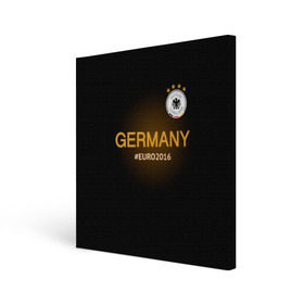 Холст квадратный с принтом Сборная Германии 2016 в Кировске, 100% ПВХ |  | germany