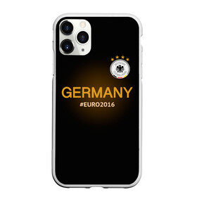 Чехол для iPhone 11 Pro матовый с принтом Сборная Германии 2016 в Кировске, Силикон |  | germany