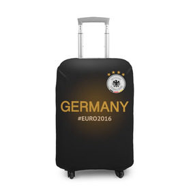 Чехол для чемодана 3D с принтом Сборная Германии 2016 в Кировске, 86% полиэфир, 14% спандекс | двустороннее нанесение принта, прорези для ручек и колес | germany