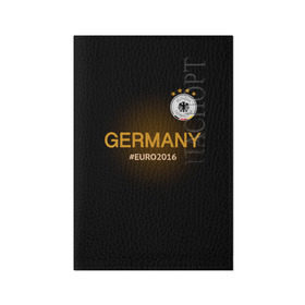 Обложка для паспорта матовая кожа с принтом Сборная Германии 2016 в Кировске, натуральная матовая кожа | размер 19,3 х 13,7 см; прозрачные пластиковые крепления | germany