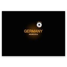 Поздравительная открытка с принтом Сборная Германии 2016 в Кировске, 100% бумага | плотность бумаги 280 г/м2, матовая, на обратной стороне линовка и место для марки
 | Тематика изображения на принте: germany