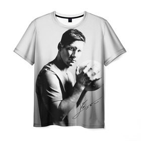 Мужская футболка 3D с принтом Лионель Месси в Кировске, 100% полиэфир | прямой крой, круглый вырез горловины, длина до линии бедер | barcelona | messi | барселона | спорт | футбол