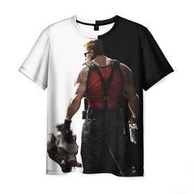 Мужская футболка 3D с принтом Duke Nukem в Кировске, 100% полиэфир | прямой крой, круглый вырез горловины, длина до линии бедер | forever | дюк нюкем | игра