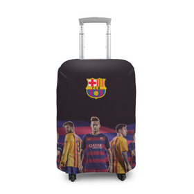 Чехол для чемодана 3D с принтом ФК Барселона в Кировске, 86% полиэфир, 14% спандекс | двустороннее нанесение принта, прорези для ручек и колес | евро 2016
barca barcelona | иньеста | месси | неймар | пике | суарез