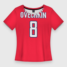 Женская футболка 3D Slim с принтом Washington Capitals Ovechkin в Кировске,  |  | ovechkin | washington capitals | овечкин