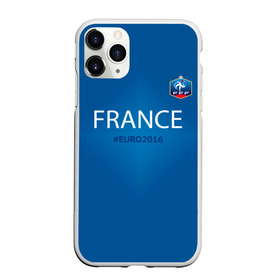 Чехол для iPhone 11 Pro матовый с принтом Сборная Франции 2016 в Кировске, Силикон |  | euro2016 | france | футбол