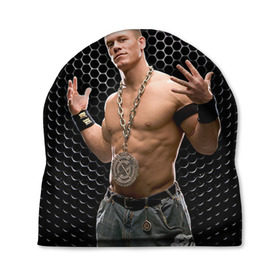Шапка 3D с принтом John Cena в Кировске, 100% полиэстер | универсальный размер, печать по всей поверхности изделия | john cena | wwe чемпион | джон сина
