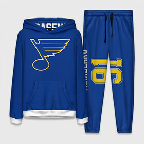 Женский костюм 3D (с толстовкой) с принтом Saint louis blues Tarasenko 91 в Кировске,  |  | saint louis blues | tarasenko | тарасенко